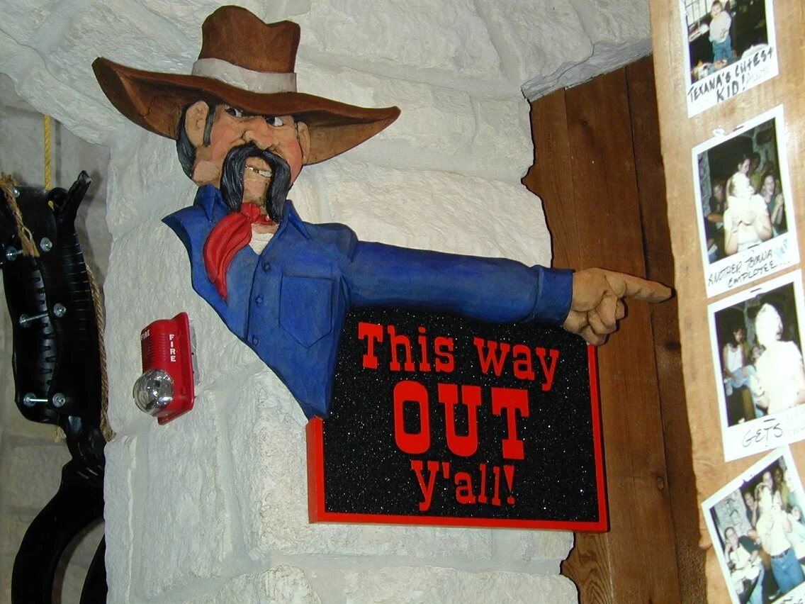 Exit Sign Texana